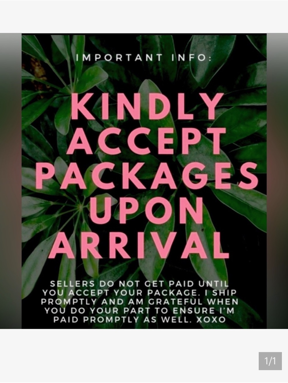 Home Accents Pink Typography Wall Art - Kindly Accept Packages Sign